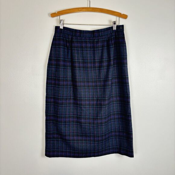 Vintage Peabody House Blazer Skirt Suit Set Womens 13/14 Polyester Wool Blend - Picture 8 of 13